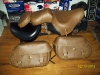 Brown Leather With Matching saddle Bags